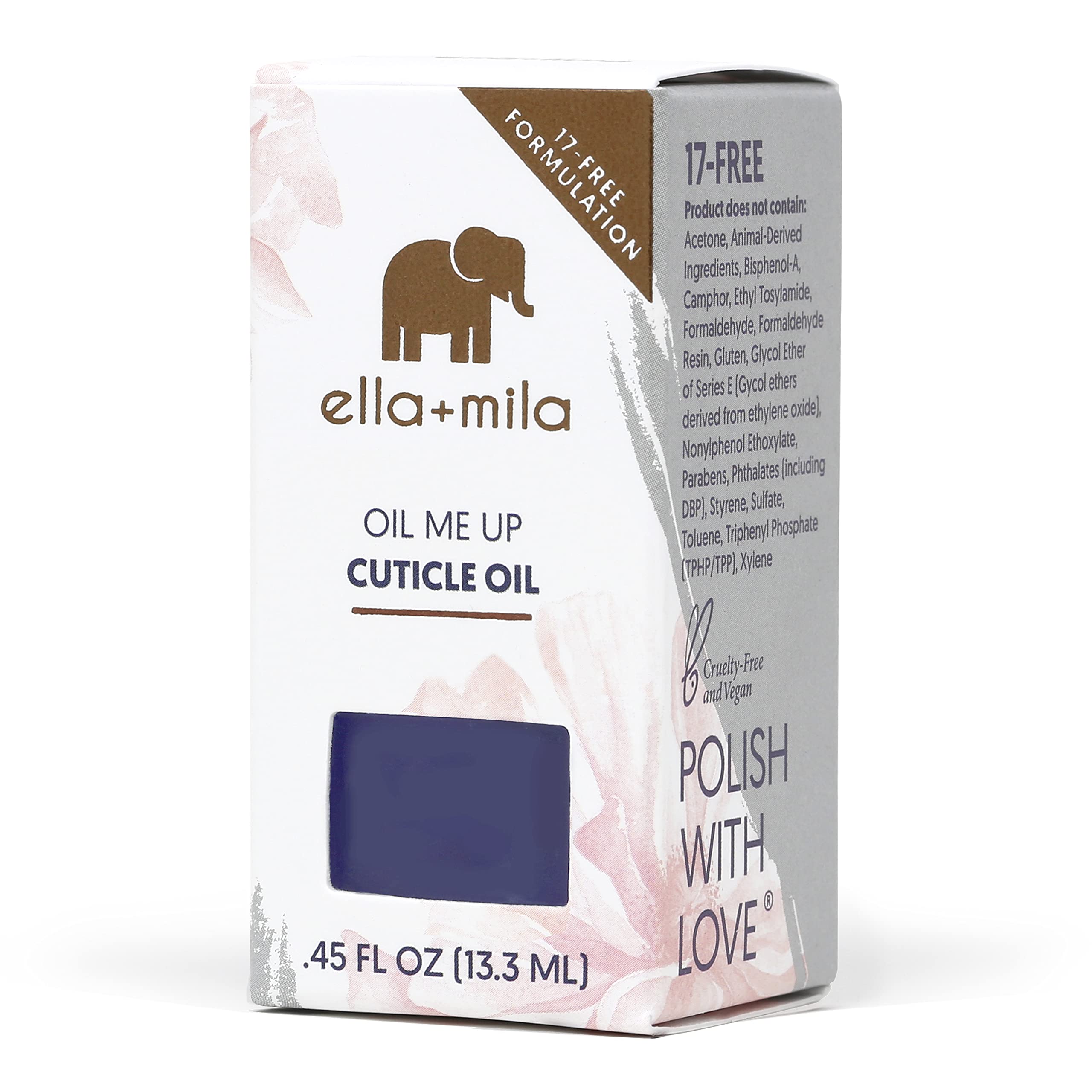 format compact ella+mila pour un soin quotidien des ongles.