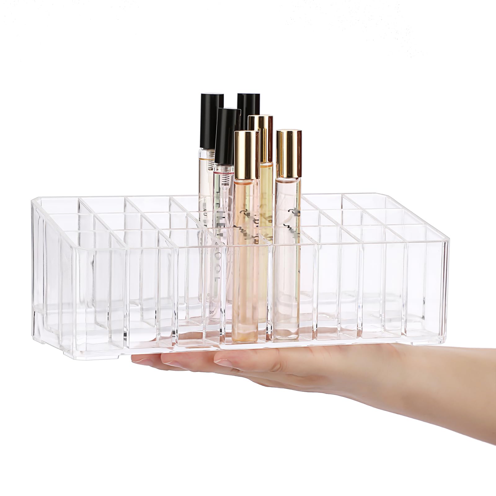 ELLDOO Ensemble accessoires beauté réunis sur la coiffeuse.