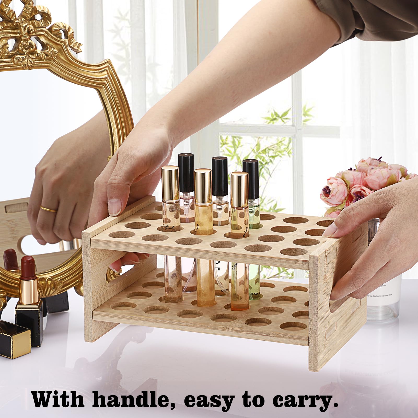 Elldoo rangeur bois bambou, style moderne et chaleur naturelle
