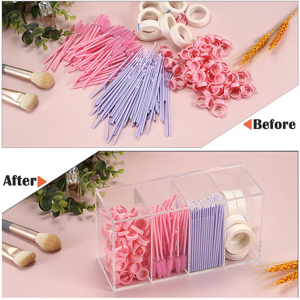 ELLDOO Utilisation polyvalente pour gels, cotons et accessoires cils.