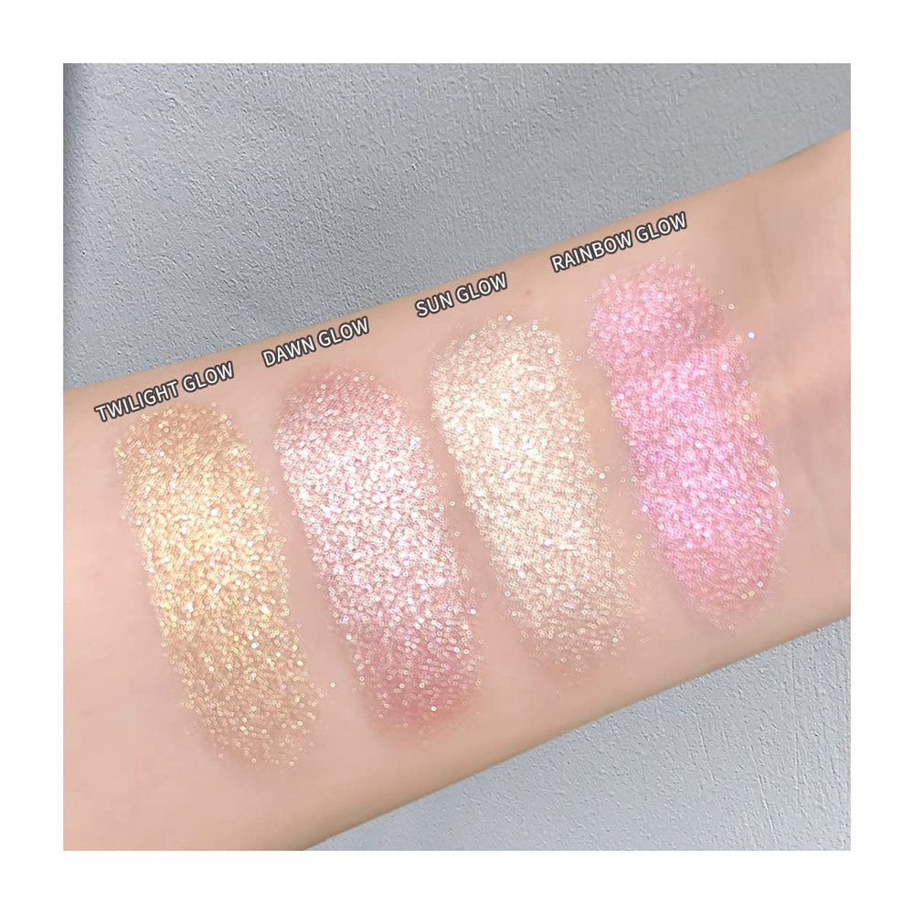 ELLESY Palette Arc-en-Ciel Lumineux Rose violet polarisé fini sophistiqué.