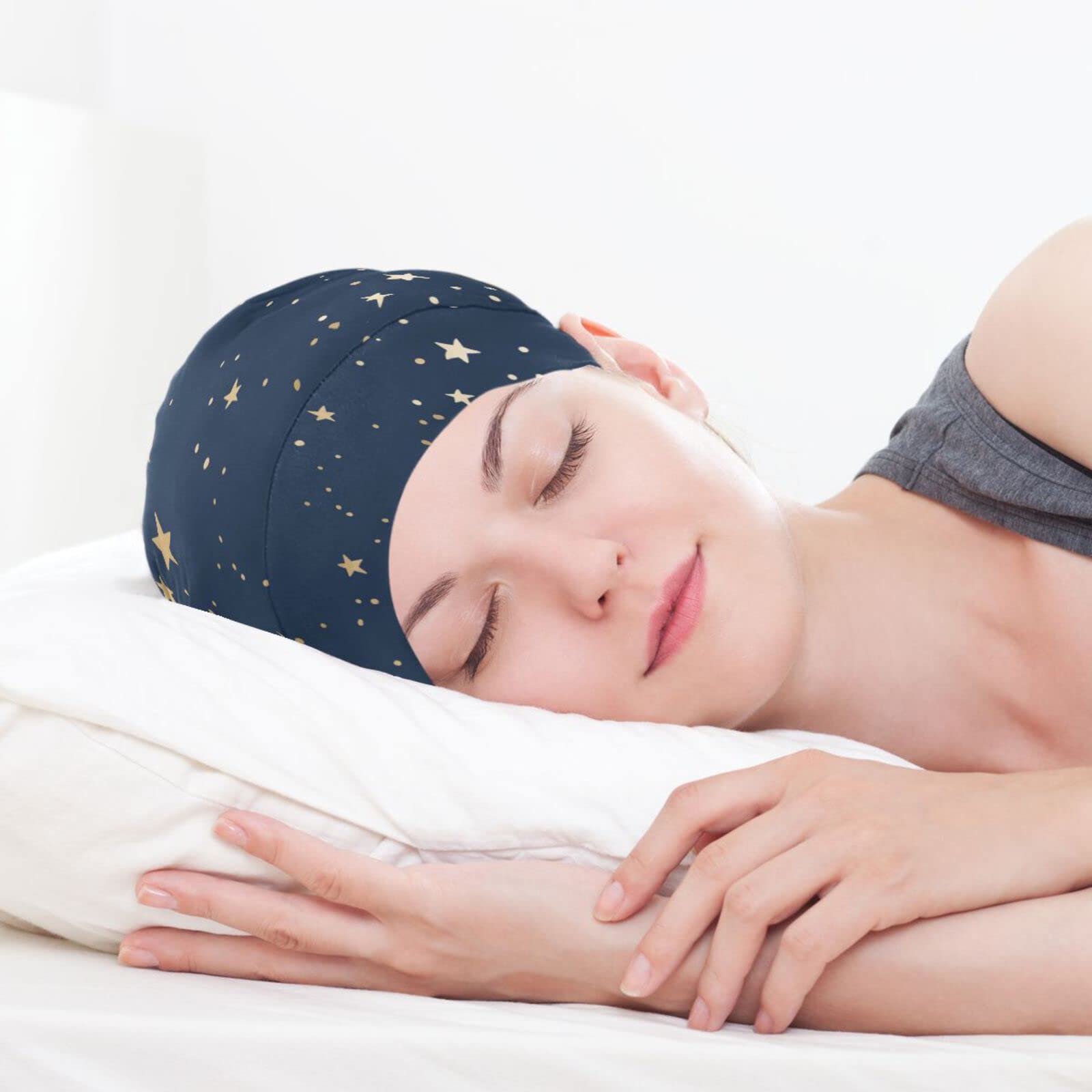 ElliTarr bonnet satin activité sport protège cheveux pendant l entraînement