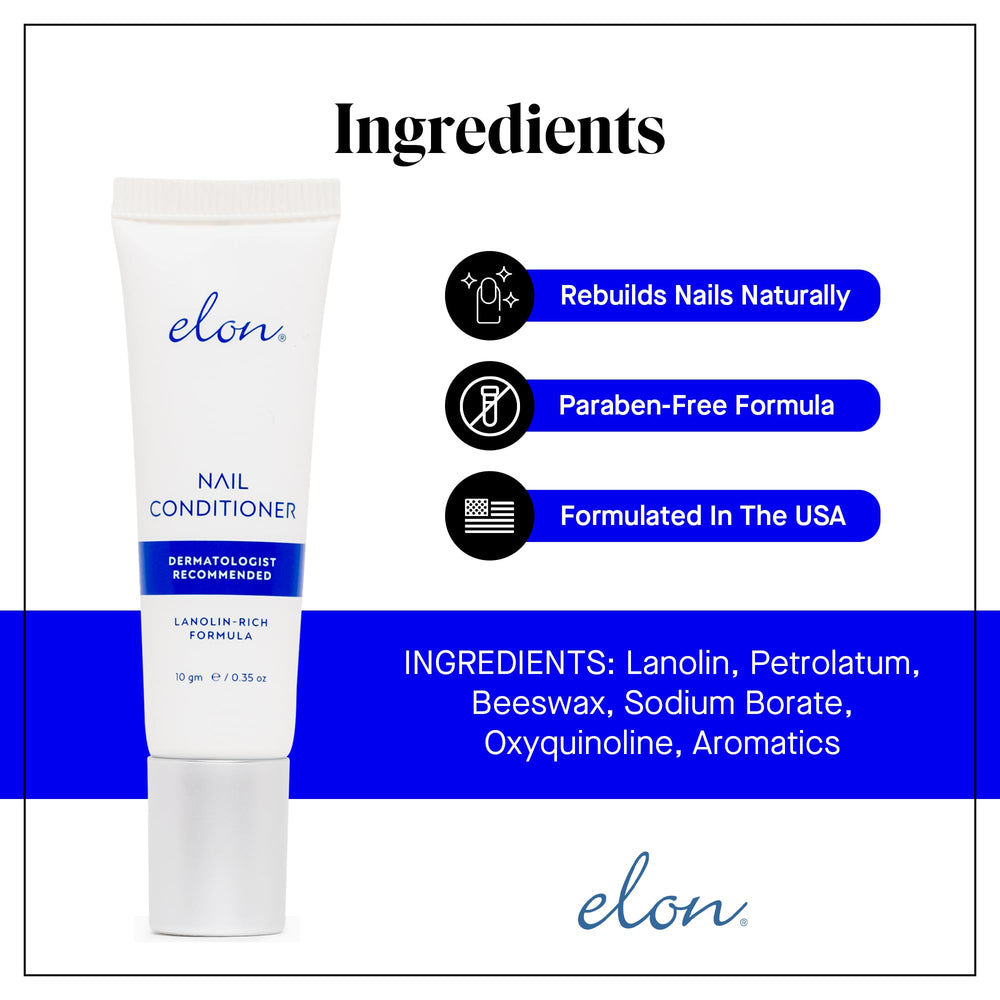 Elon conditionneur-ongles lanoline-soin-cuticulaire soutient un soin cuticulaire doux et efficace.