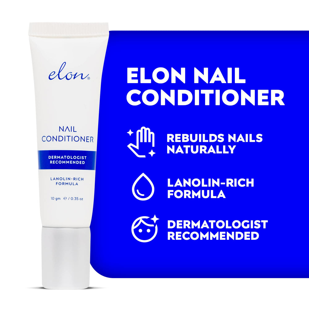 Applicateur Elon Lanoline-Rich prêt à lisser le soin sur les cuticules.