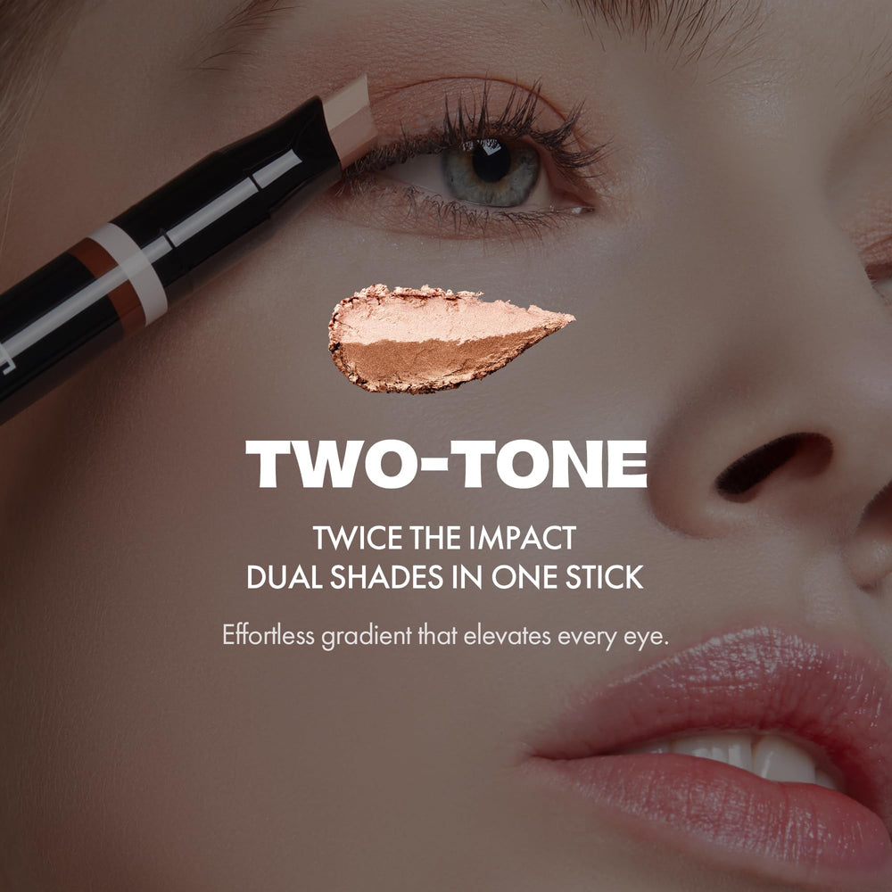 ELROEL Blanc Double Shadow Stick Popping-Candy glitter adds playful sparkle and lasting wear