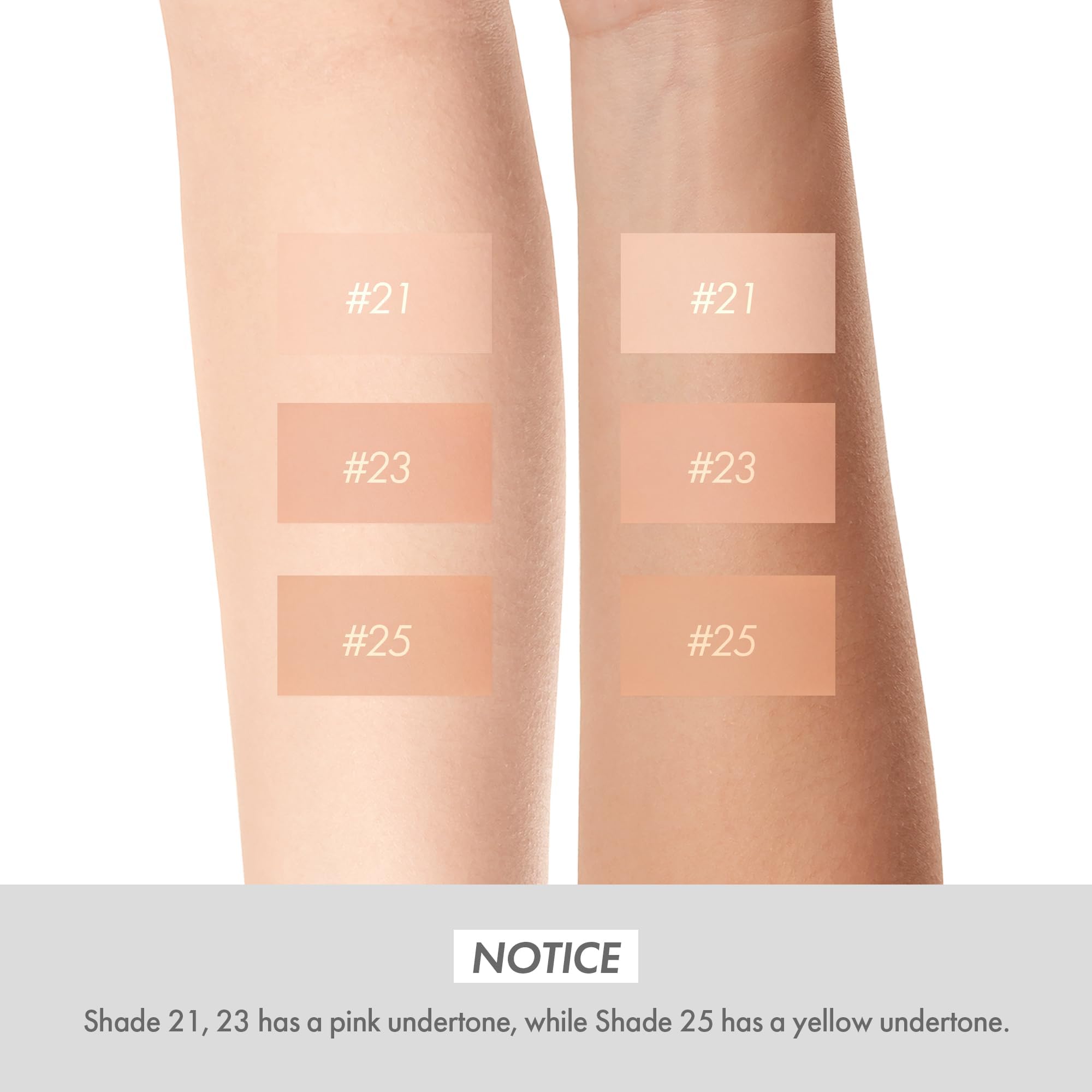 ELROEL teinte 25 moyen beige correspondance avec un teint moyen.
