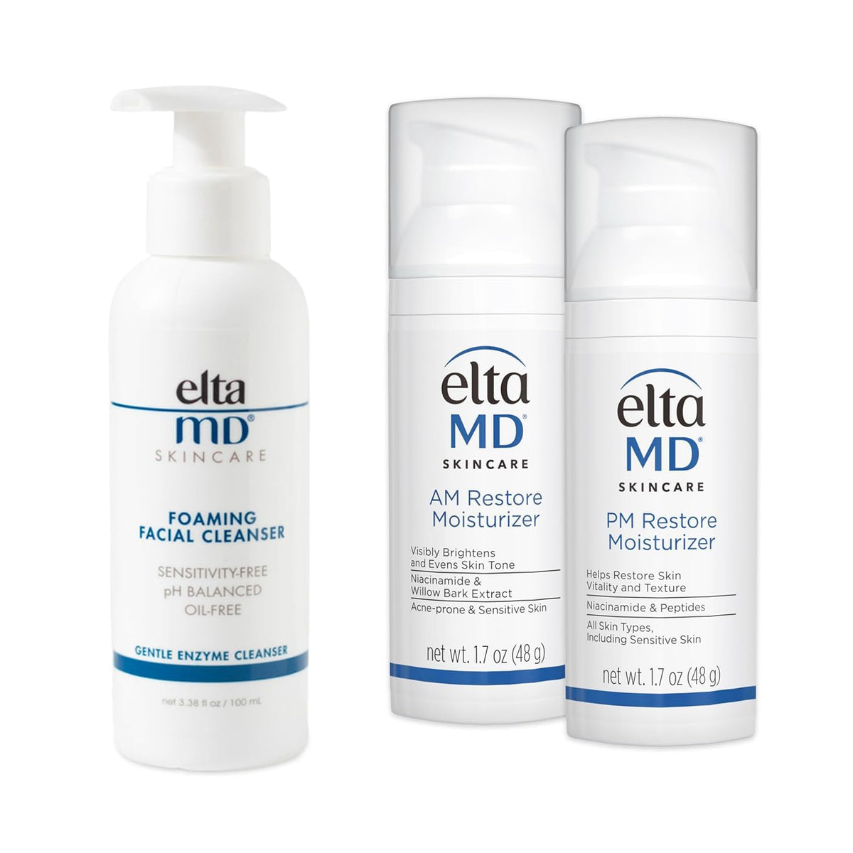 EltaMD Nettoyant Moussant Visage, nettoyage en douceur et équilibre de la peau.