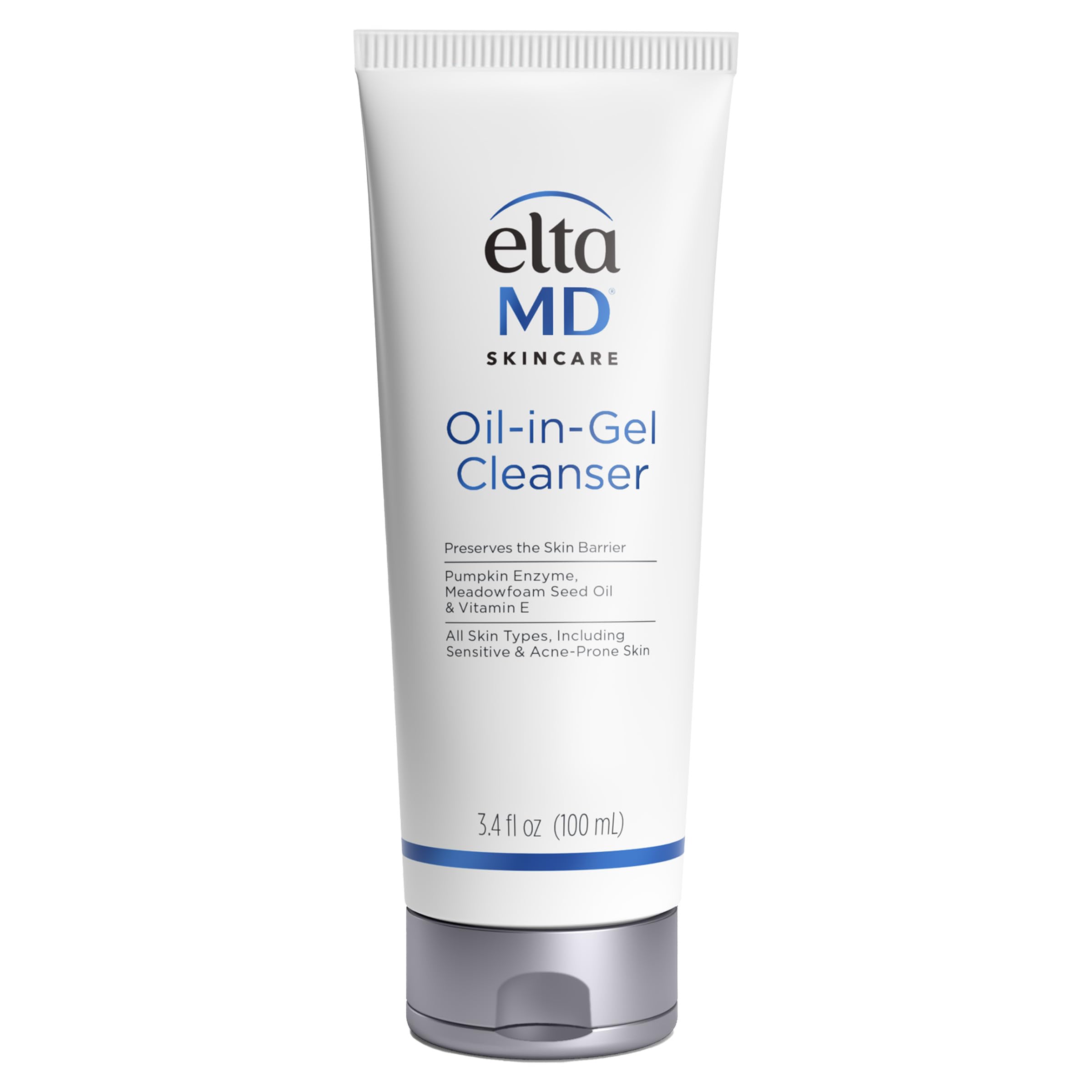EltaMD Oil-In-Gel: bouteille compacte idéale pour nettoyer le visage en douceur.