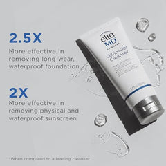 EltaMD Oil-In-Gel: démaquillage efficace des maquillages et écrans solaires.