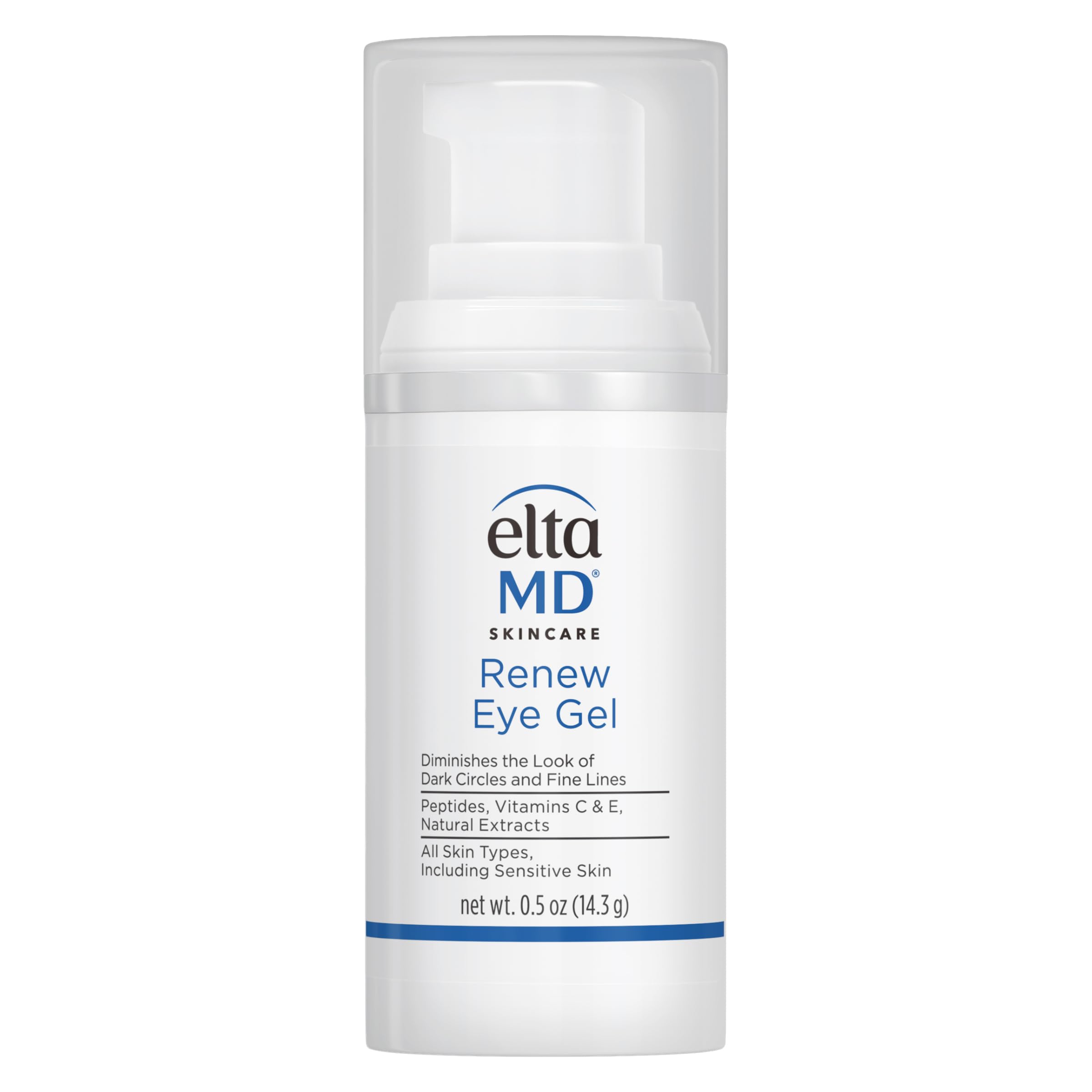 EltaMD Renew Eye Gel – pompe pratique pour une application ciblée et un regard rafraîchi.