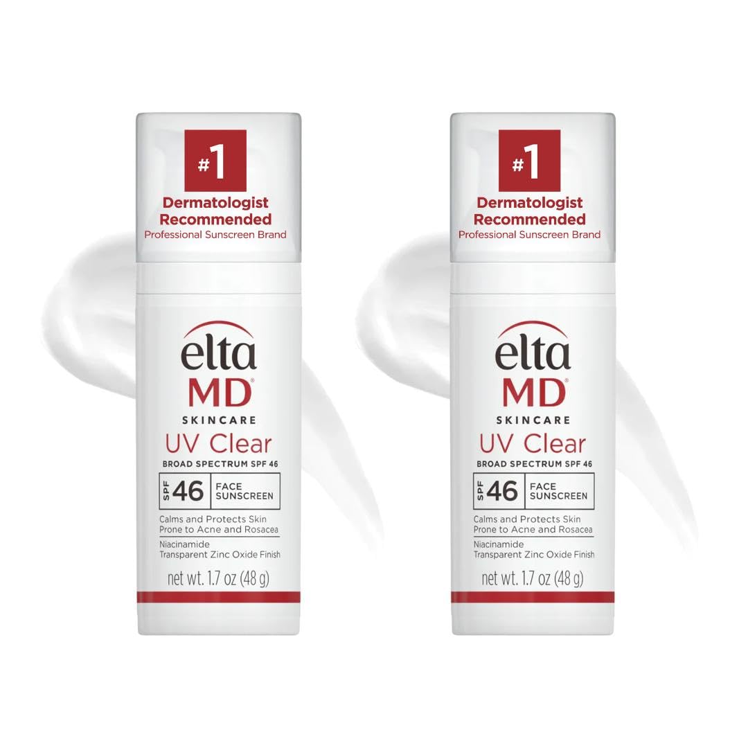 EltaMD UV Clear Visage transparence: protection légère sans traces blanches.