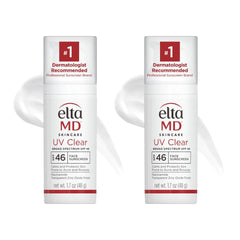 EltaMD UV Clear Visage transparence: protection légère sans traces blanches.