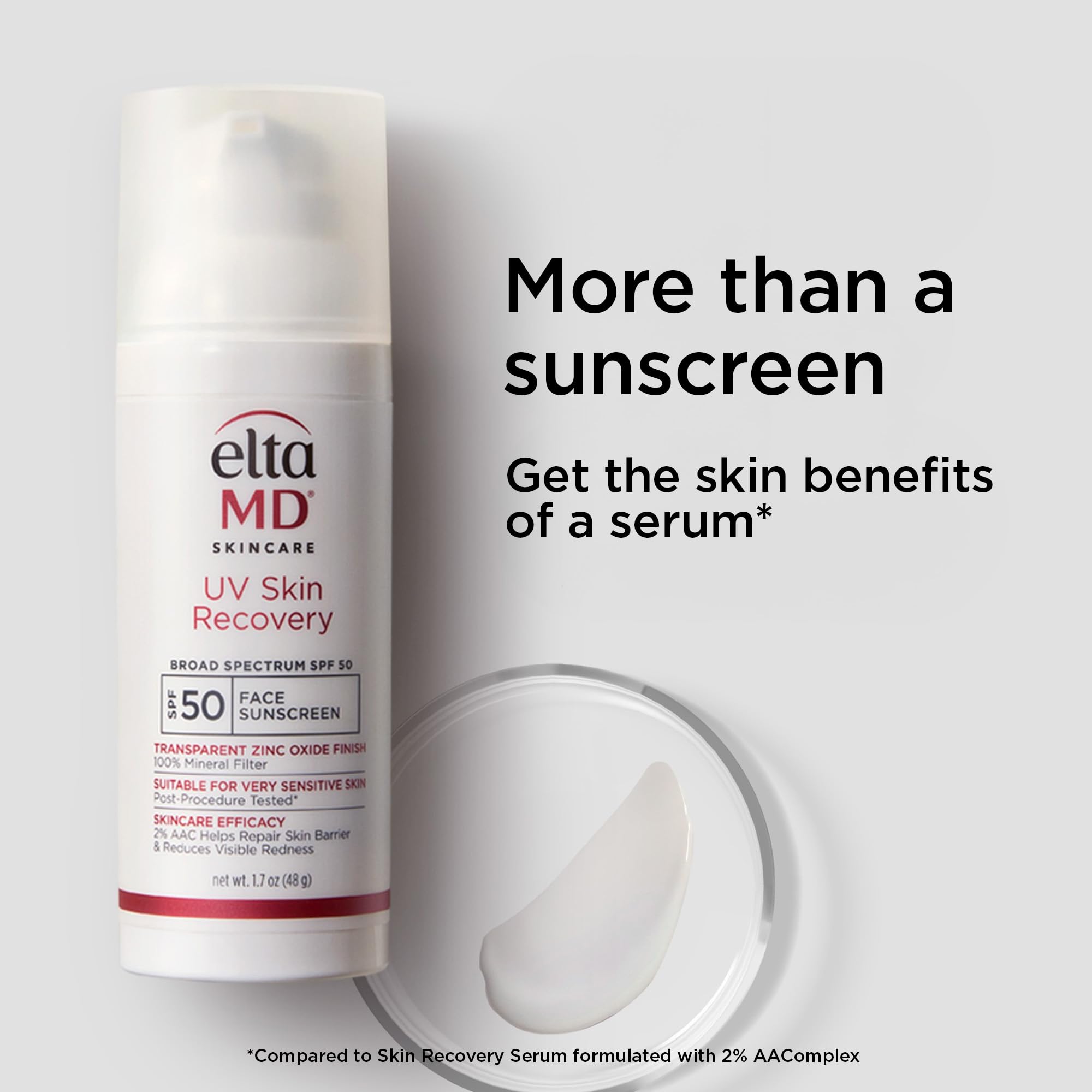 EltaMD UV Skin Recovery: SPF50 et oxyde de zinc pour routine solaire sûre