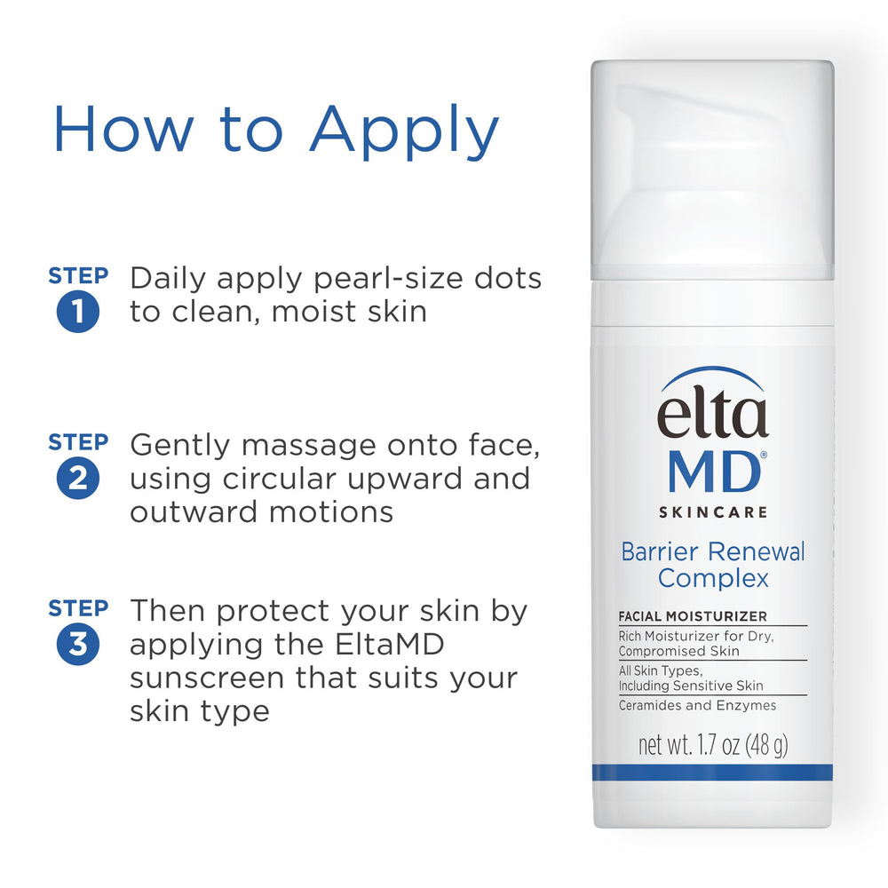 Exfoliation douce grâce enzymes et vitamines d EltaMD Barrier Renewal Complex
