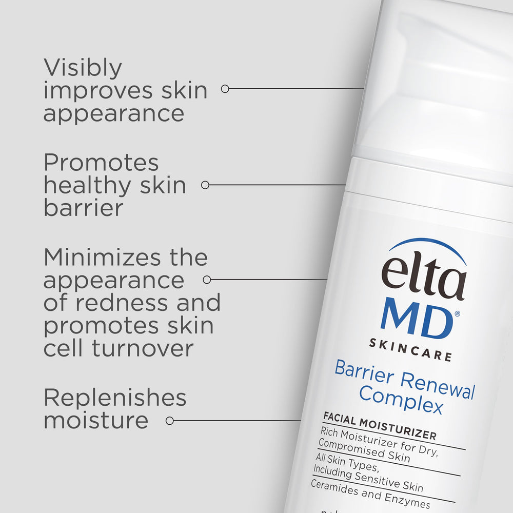 Texture riche de la Barrier Renewal Complex pour visage, douceur ciblée