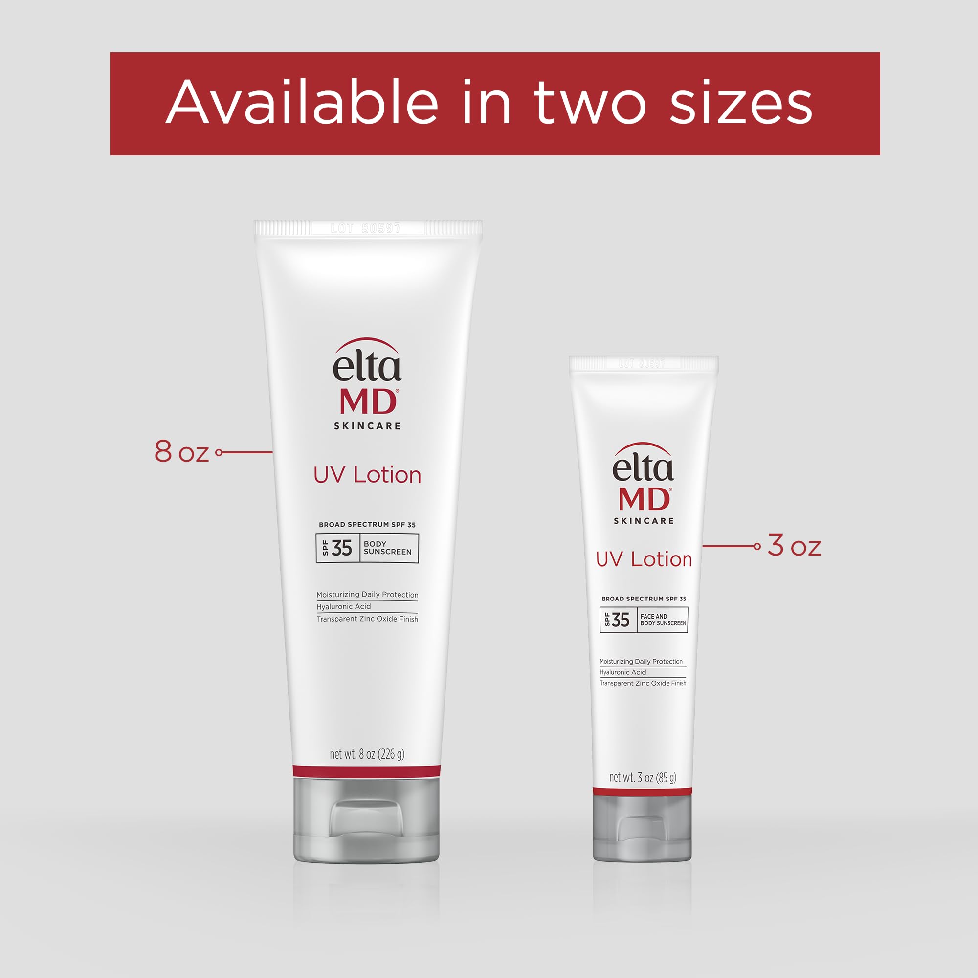 EltaMD UV Lotion Non-Comedogene: formule adaptée peau sensible ou acneique.