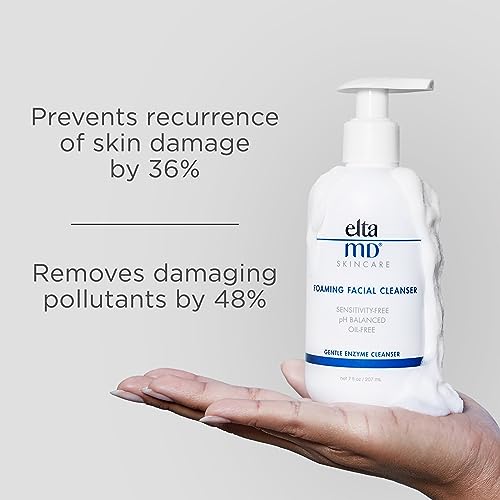EltaMD Mousse Nettoyante Visage Bulles: massage léger et fraîcheur.