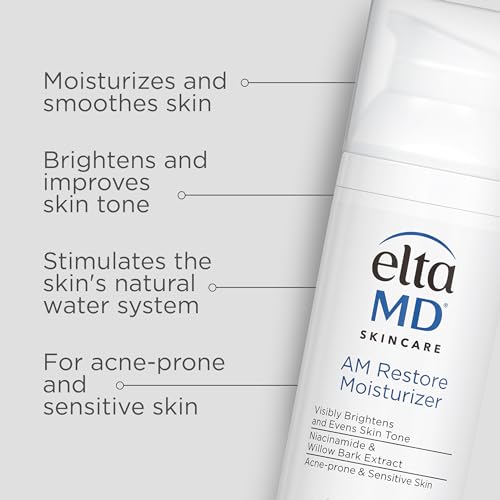 EltaMD PM Restore, flacon visage: hydratation nocturne et douceur réparatrice.