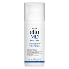 EltaMD PM Restore: bouteille pompe pour une application pratique et facile la nuit.