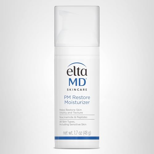 Rituel soin nocturne avec EltaMD PM Restore.