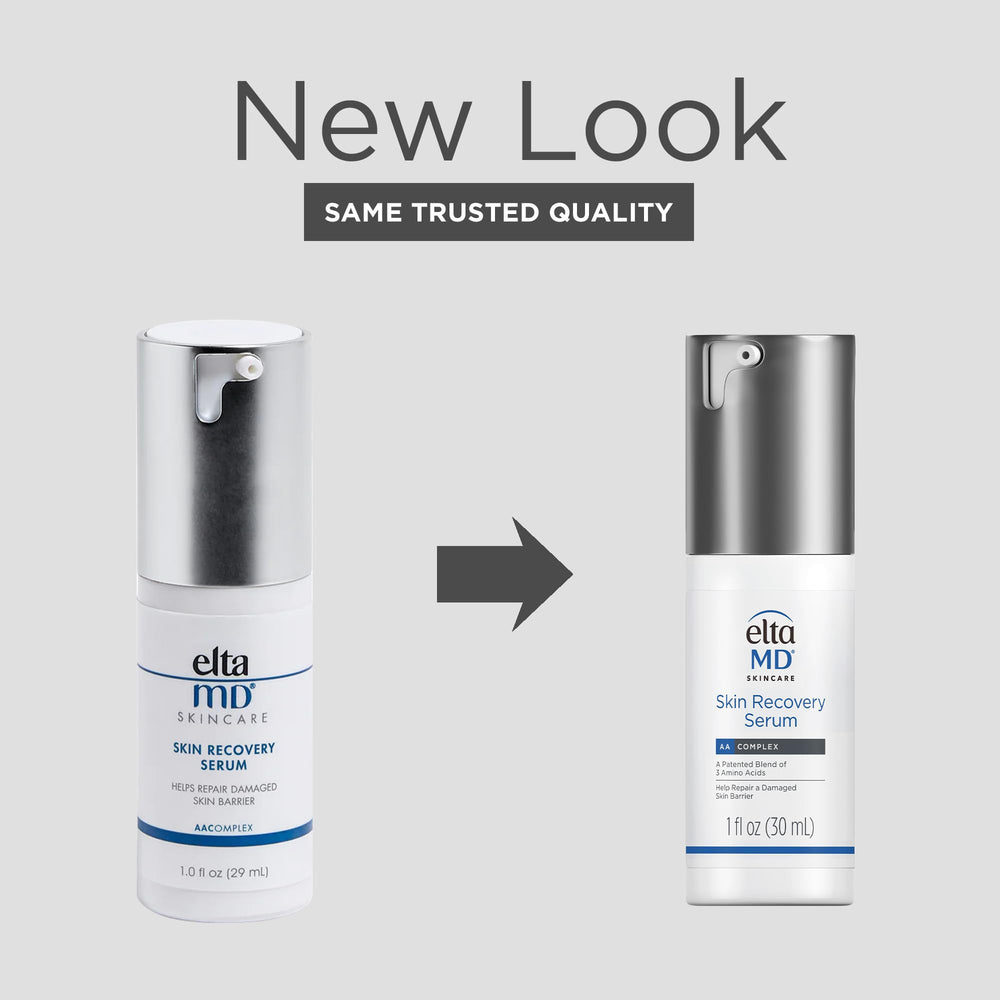 Application du sérum EltaMD Skin Recovery sur le visage pour apaiser les rougeurs