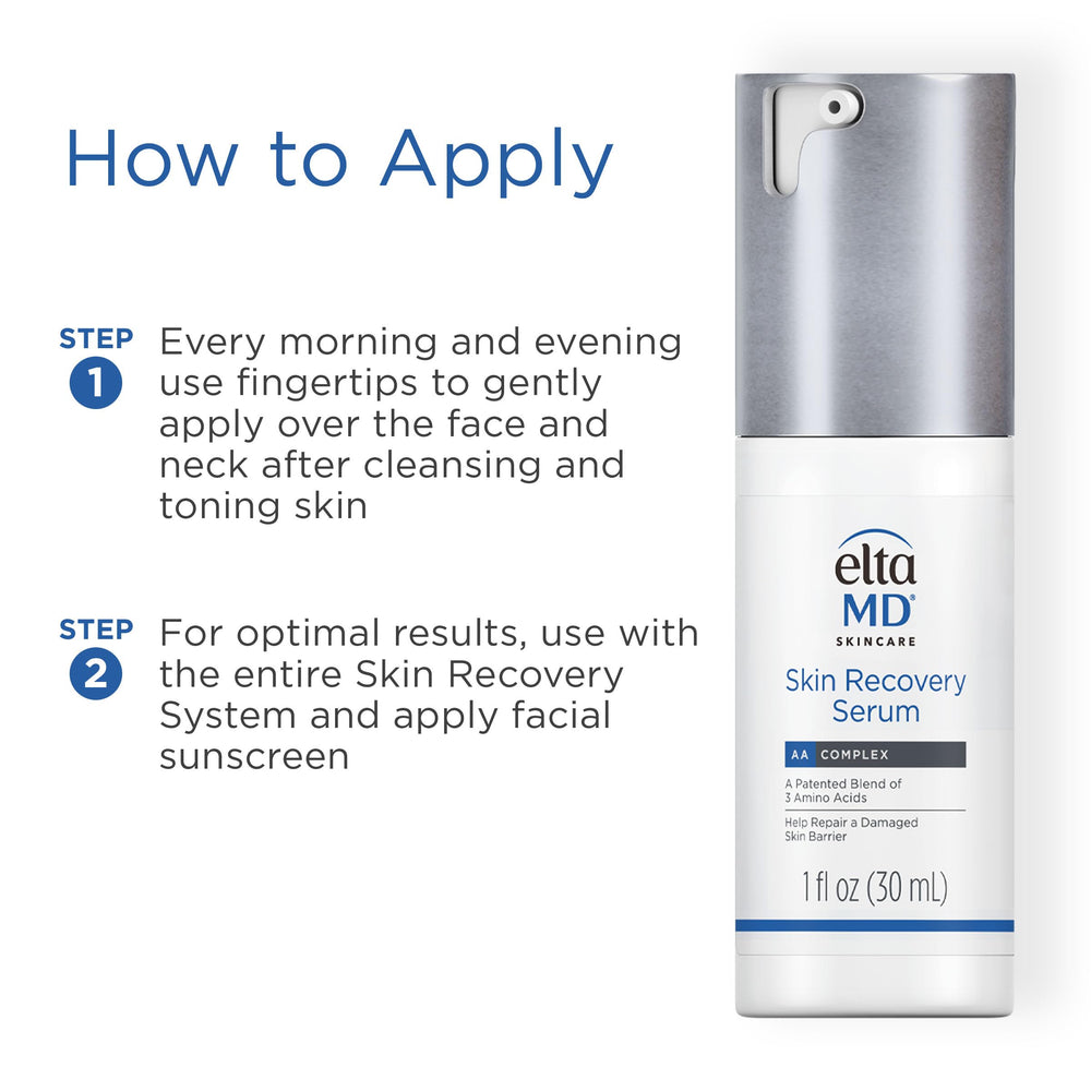 Routine matin et soir avec EltaMD Skin Recovery pour peau sensible