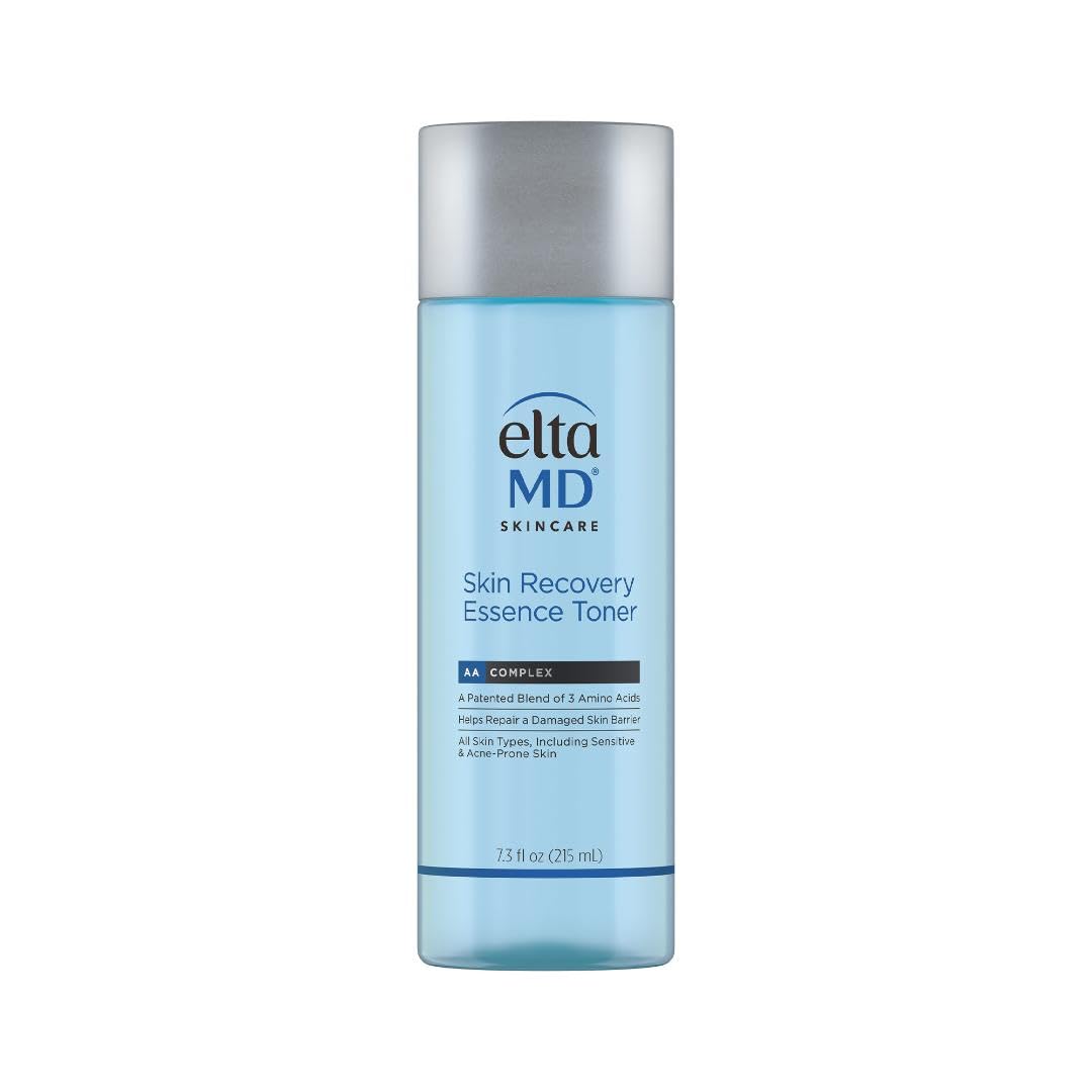 EltaMD Tonique essence récupération, flacon hydratant apaisant pour peau sensible.
