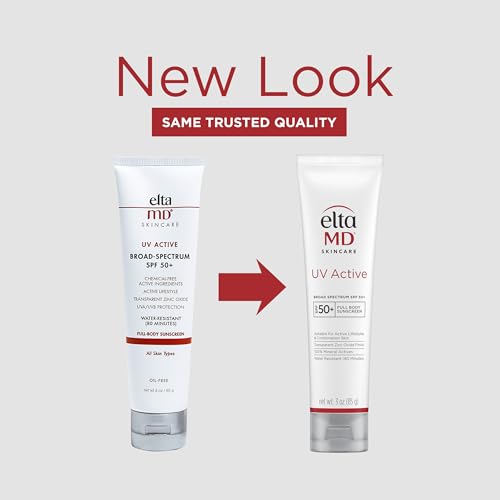 EltaMD UV Active: oxyde de zinc et dioxyde de titane pour une protection naturelle.