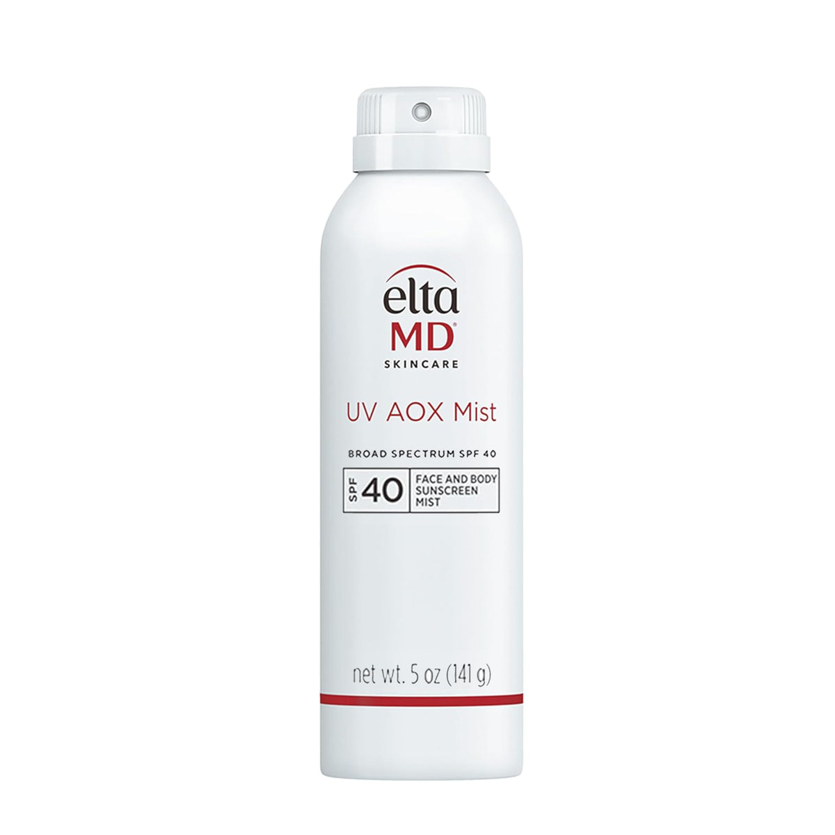 EltaMD UV AOX Mist brume minérale SPF 40 pour visage et corps, protection légère