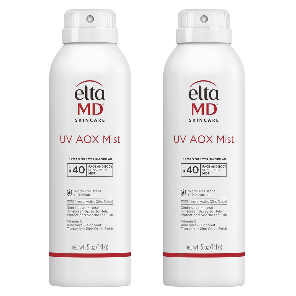 EltaMD UV AOX Mist SPF40 protège visage et corps par spray léger et rapide