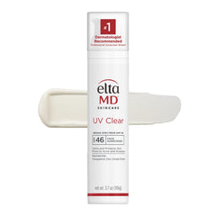 EltaMD UV Clear SPF 46 – Bouteille pompe prête à l’emploi pour peau sensible.