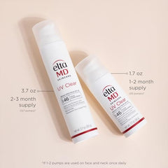 EltaMD UV Clear SPF 46 – Absence de trace blanche sur la peau.