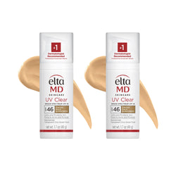 EltaMD UV Clear Teinté – bouteille-pompe pratique pour une application rapide