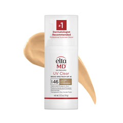EltaMD UV Clear Teint Visage Flacon Pompe – protection ultraviolette sans huile.