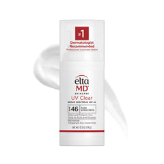 EltaMD UV Clear visuel petit format avec protection légère en voyage