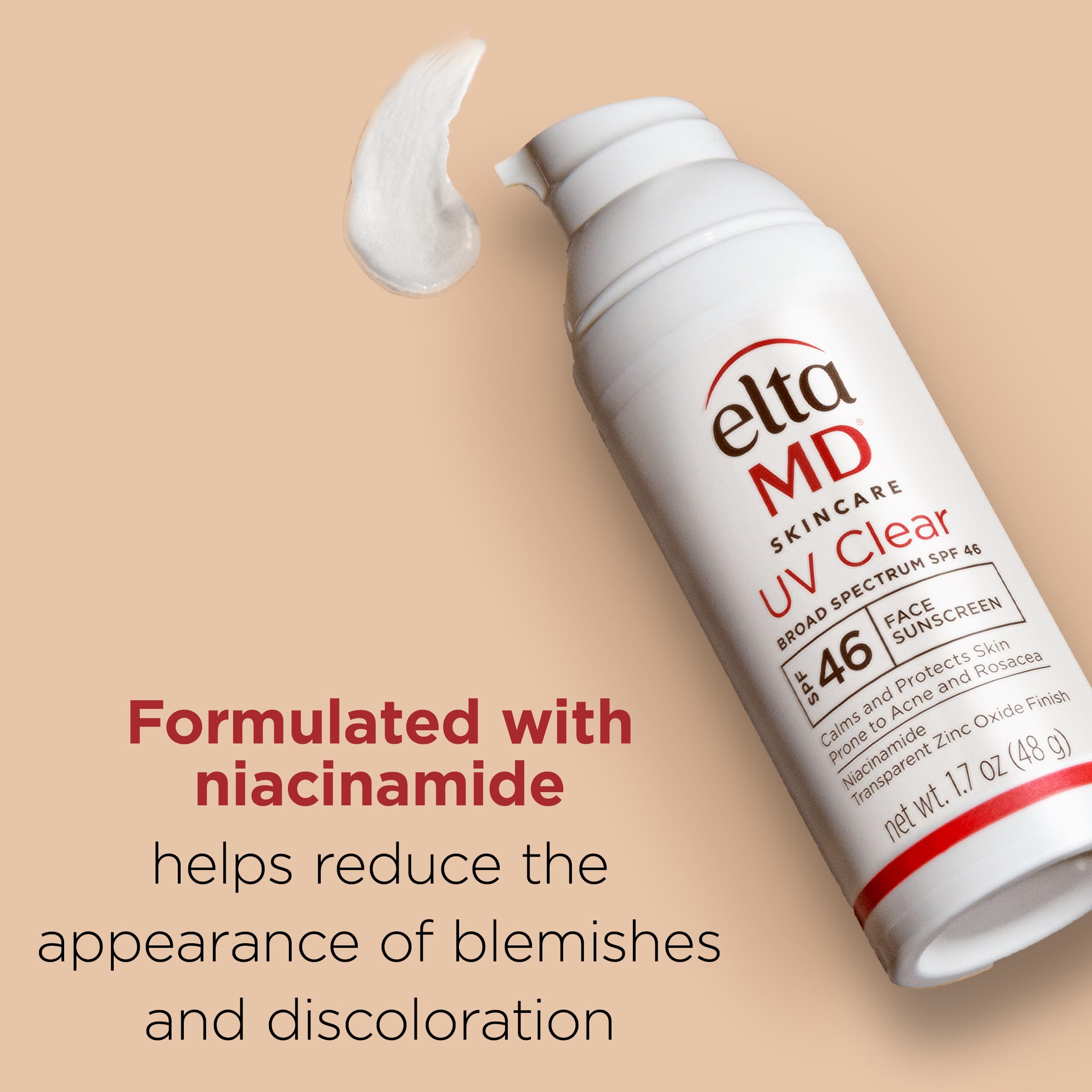 Formule sans huile d’EltaMD UV Clear adaptée aux peaux sensibles