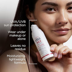Texture légère d EltaMD UV Daily prête à être appliquée sous le maquillage.
