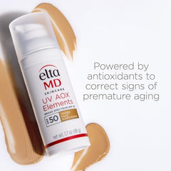 EltaMD UV Elements: protection minérale SPF 44 avec oxyde de zinc et titane.