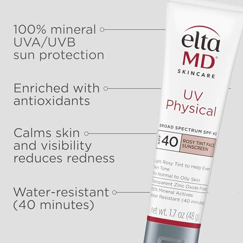 EltaMD UV Physical Rosy Tint – teinte rosée qui unifie le teint