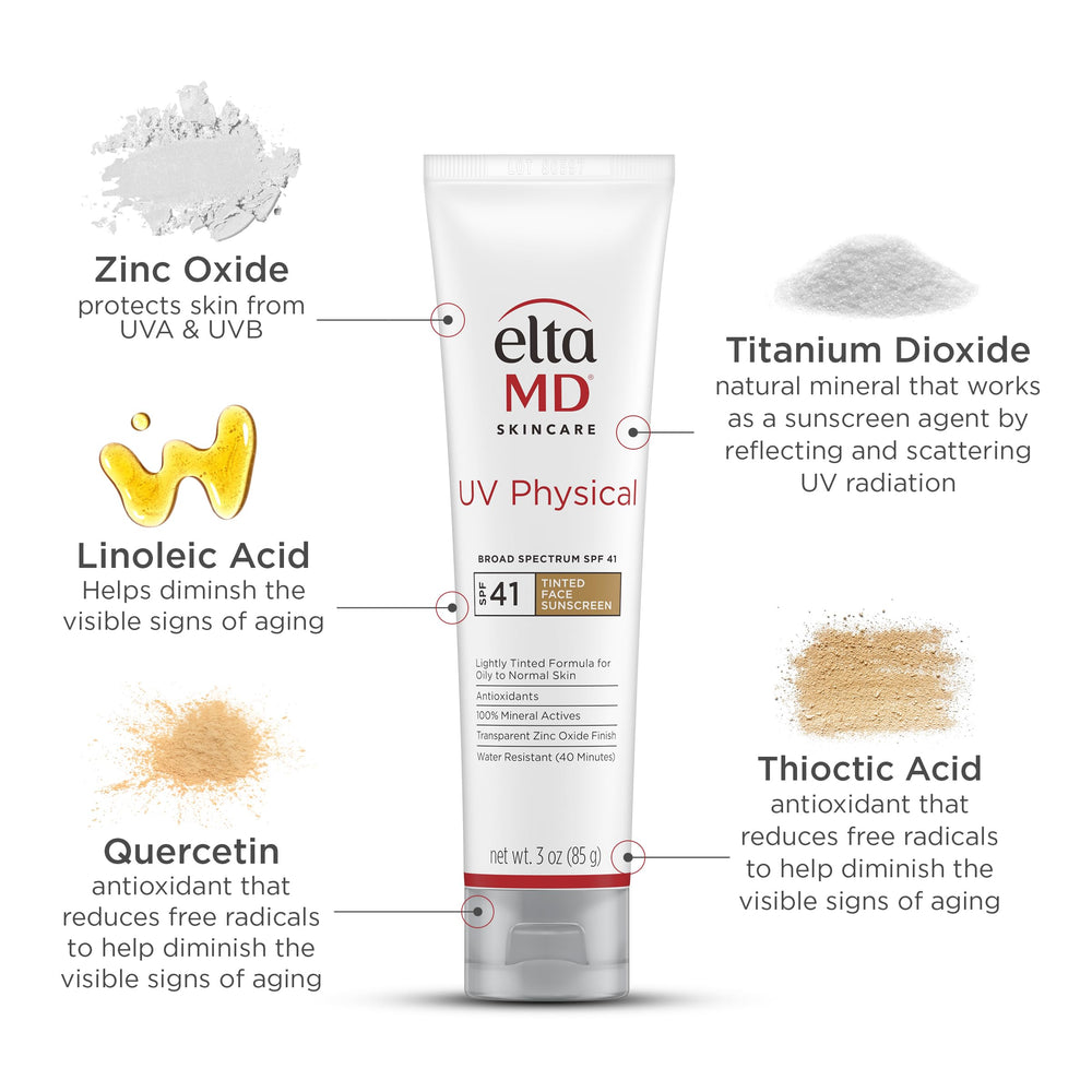 Application quotidienne EltaMD UV Physical sans parfum ni parabènes