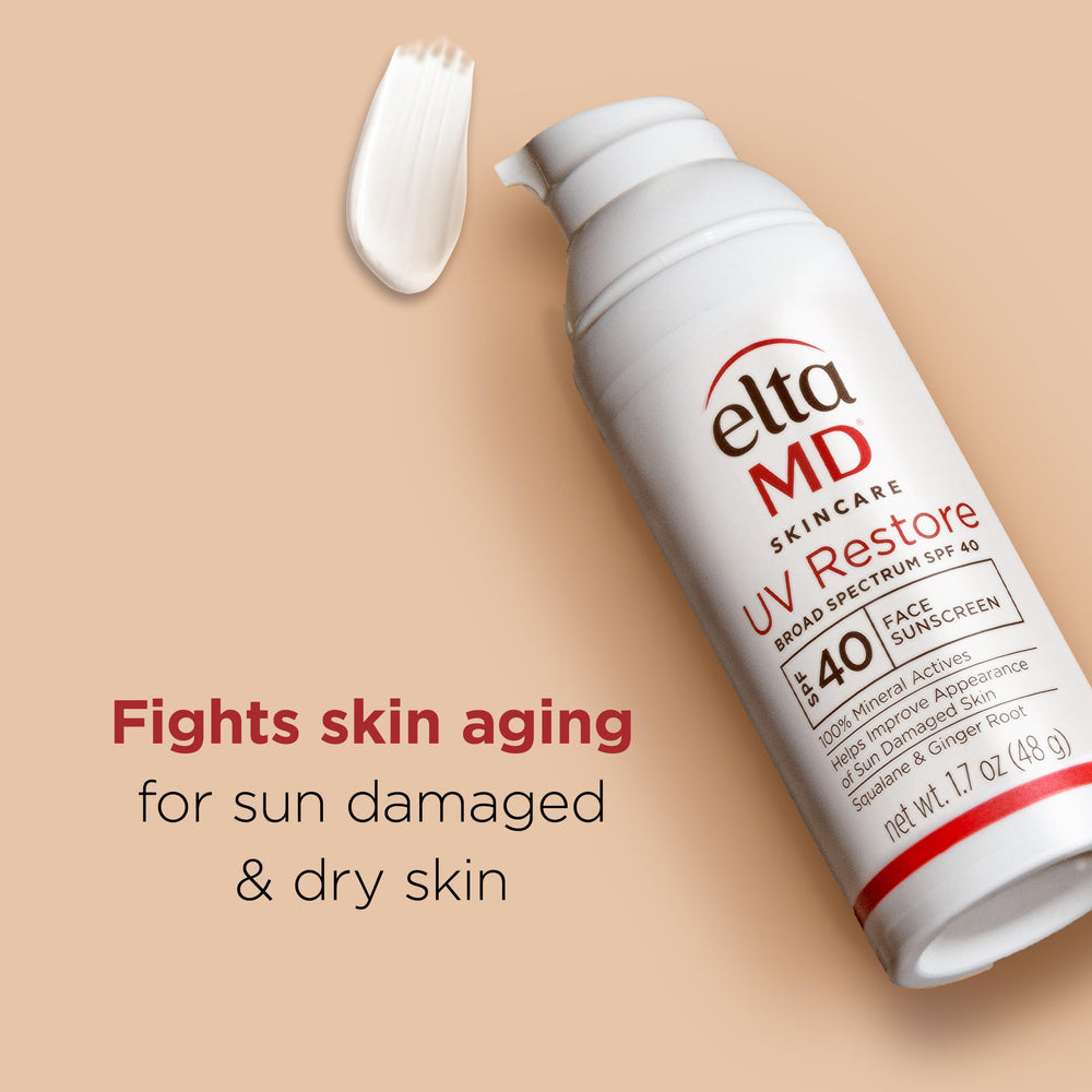 EltaMD UV Restore extrait gingembre: soin raffermissant et tonifiant.