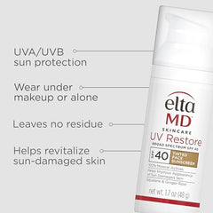 Texture teintée EltaMD UV Restore qui unifie le teint sans effort