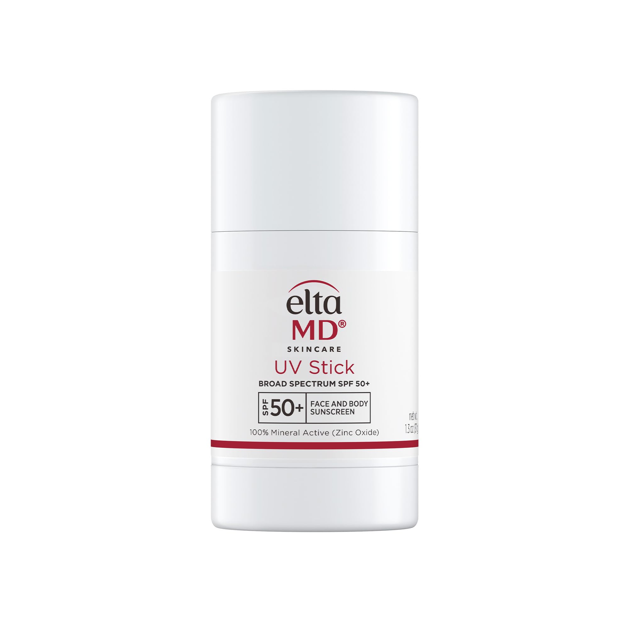 EltaMD UV Stick protège le visage et le corps SPF50+ sans traces blanches.