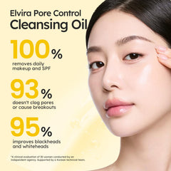 Elvira Pure Cleansing Oil: émulsion légère qui devient lait lors du massage.