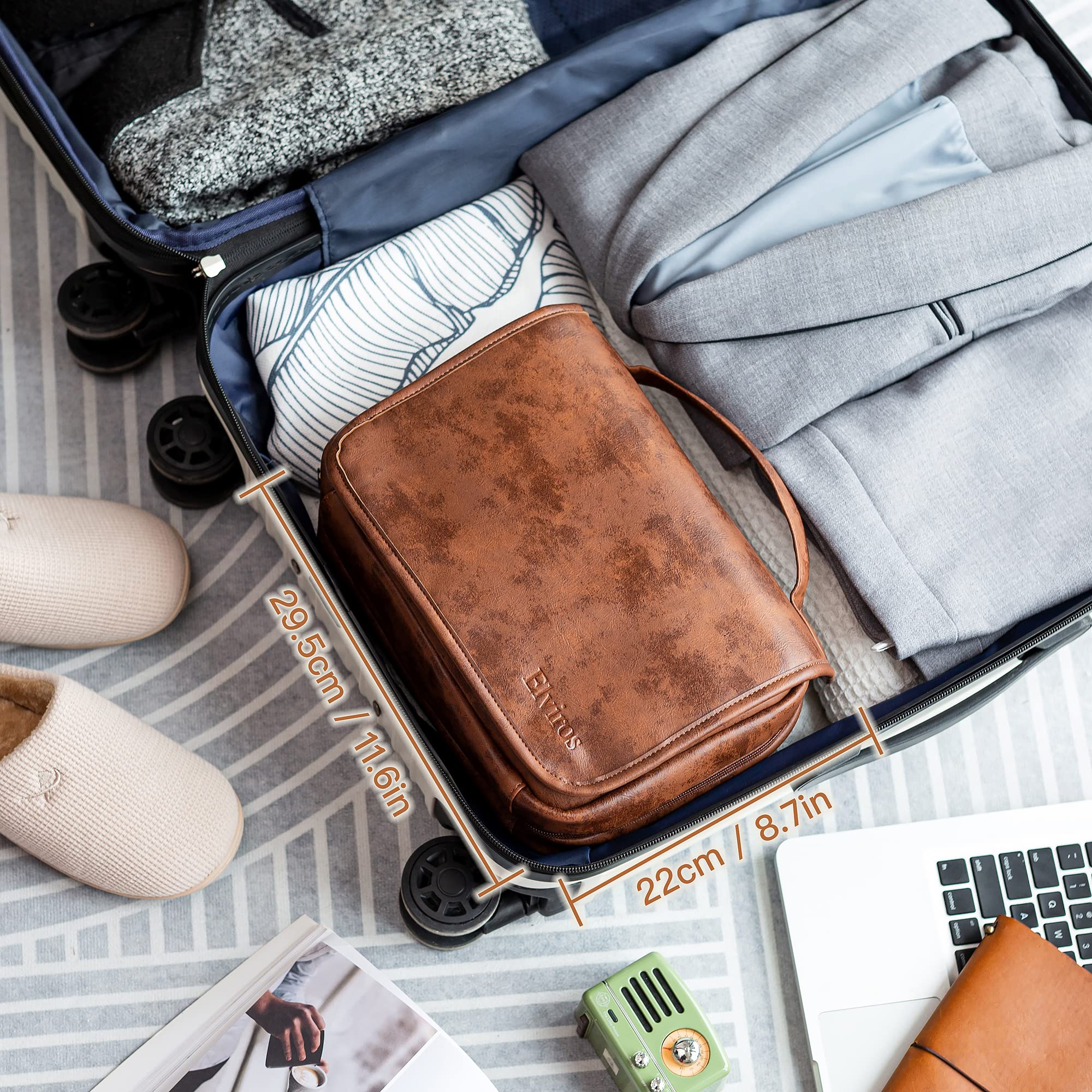 Elviros taille-compacte-pour-voyage: compagnon idéal pour les voyages.