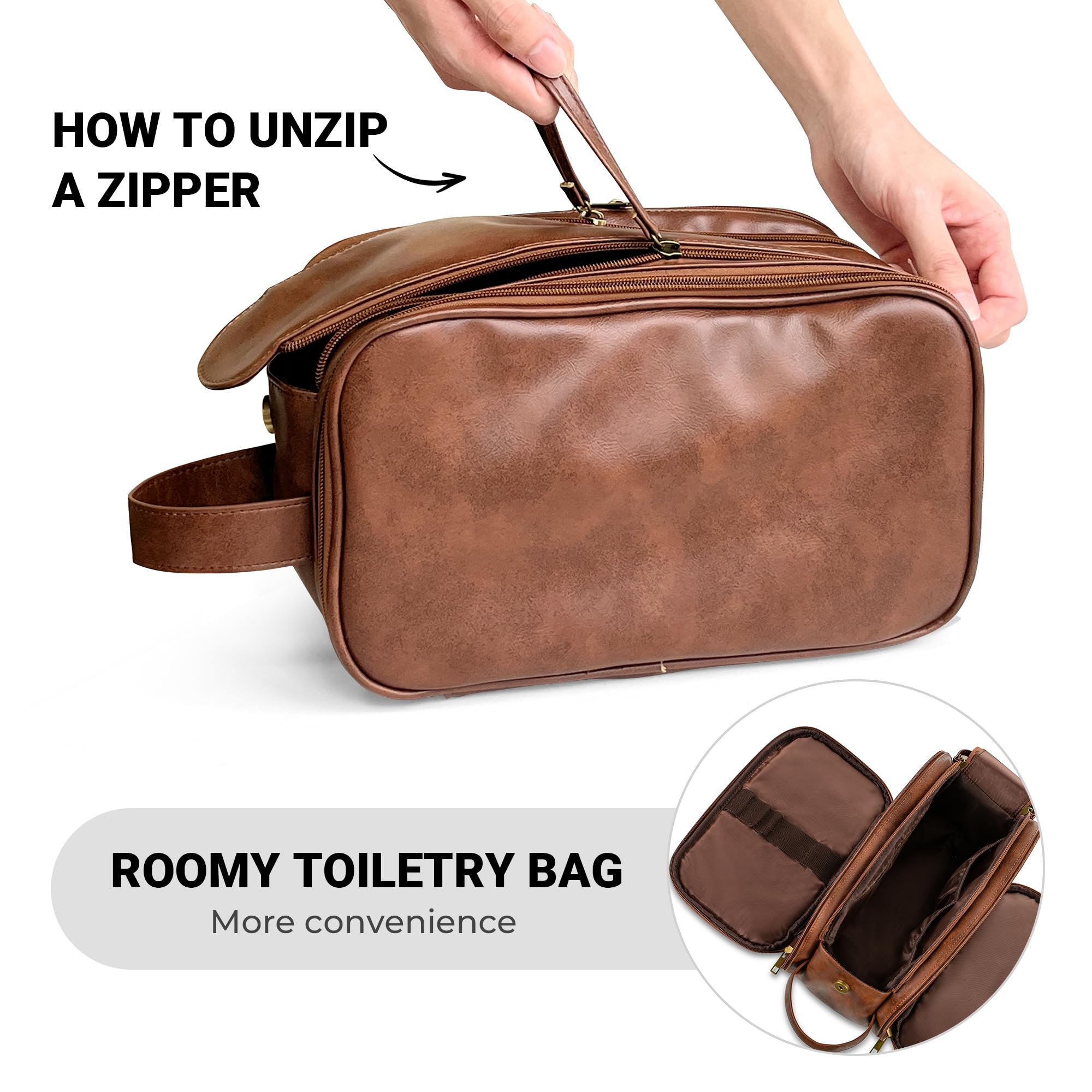 Elviros ouverture double zip pour un accès rapide au contenu