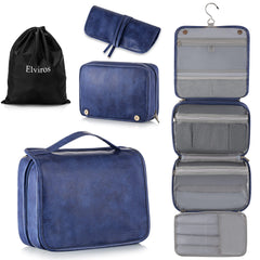 Trousse Elviros en cuir PU présentant le compartiment visible et l’organisation