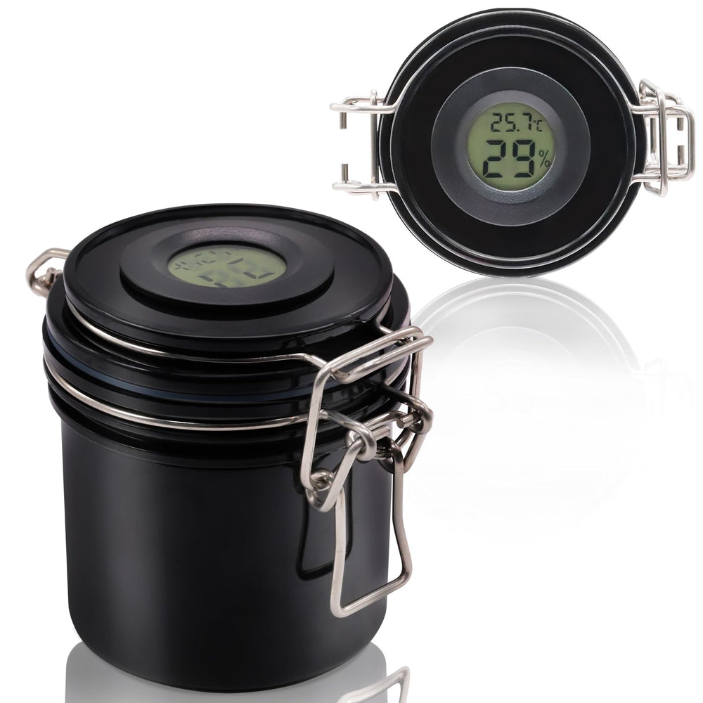 Embagol: boîte de colle à cils avec thermomètre intégré pour contrôle pratique.