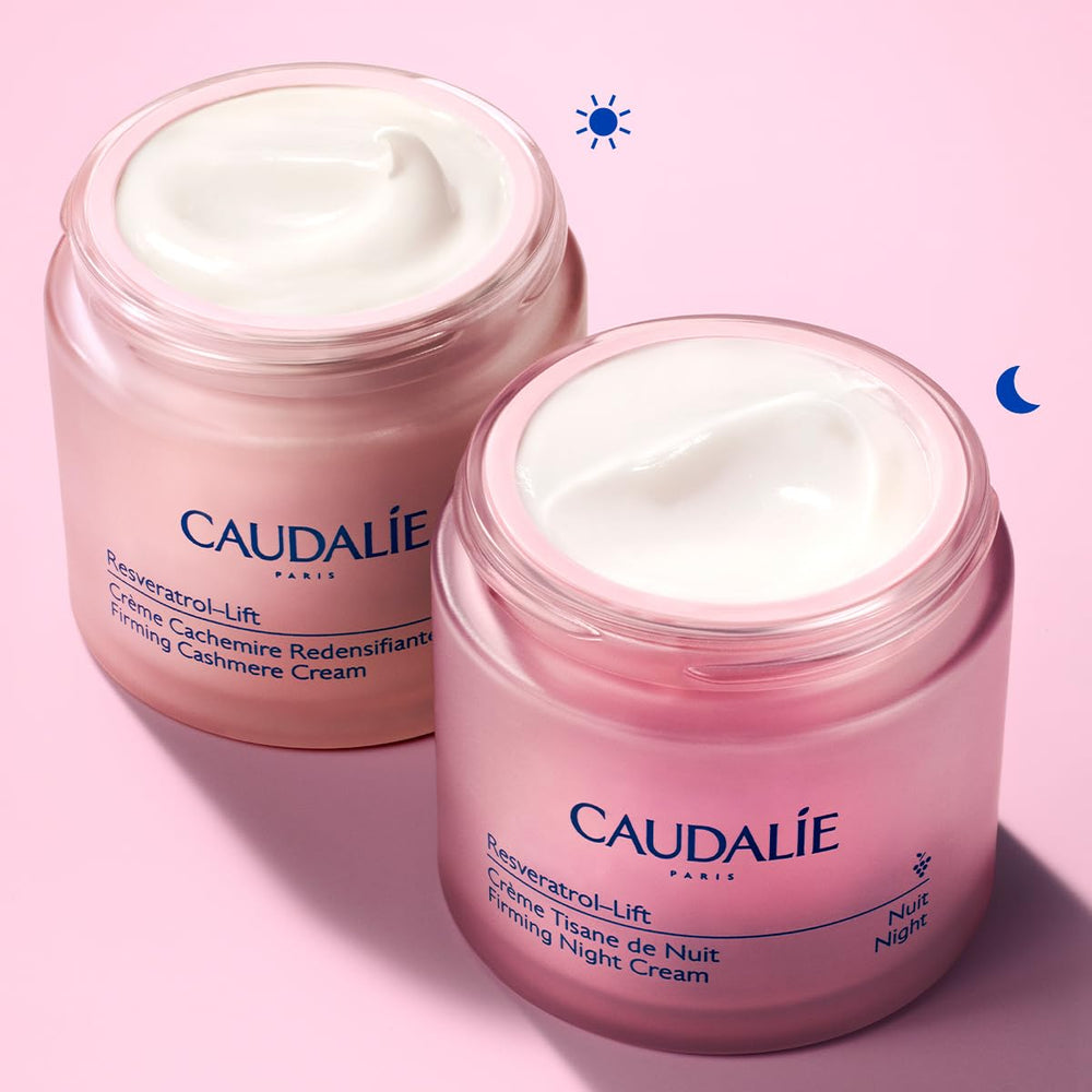 Emballage recharge Caudalie Resveratrol-Lift facilitant le renouvellement responsable.