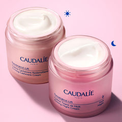 Emballage recharge Caudalie Resveratrol-Lift facilitant le renouvellement responsable.